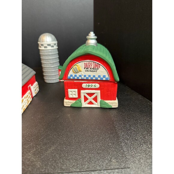 Figis Americana Barn Series 5pc Set 1992–1996 w/ Insert - Picture 4 of 10